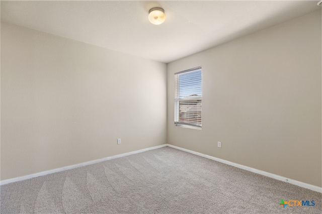 empty room featuring carpet floors