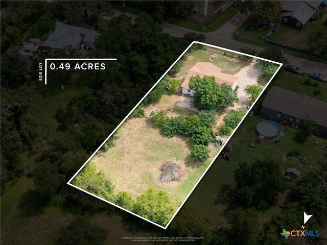 415 Brooks Mill Rd, Bertram, TX 78605 - map / location with property boundaries highlighted