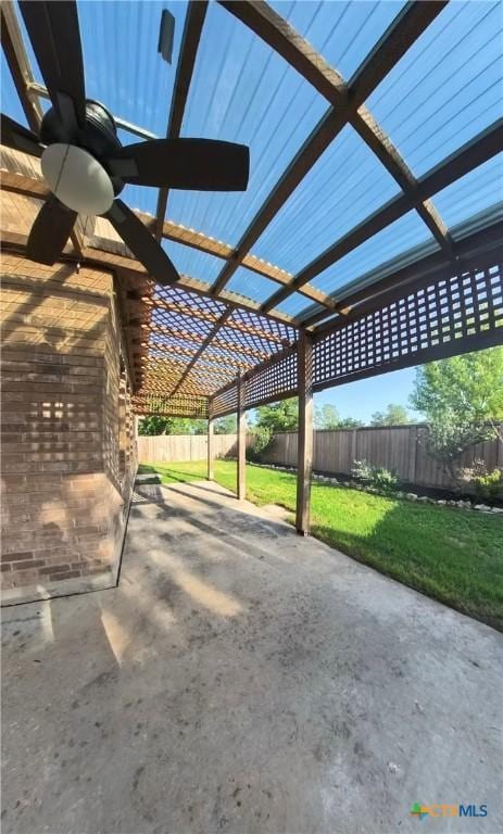 8710 Jogeva Way, San Antonio, TX 78251 - view of patio / terrace featuring a pergola
