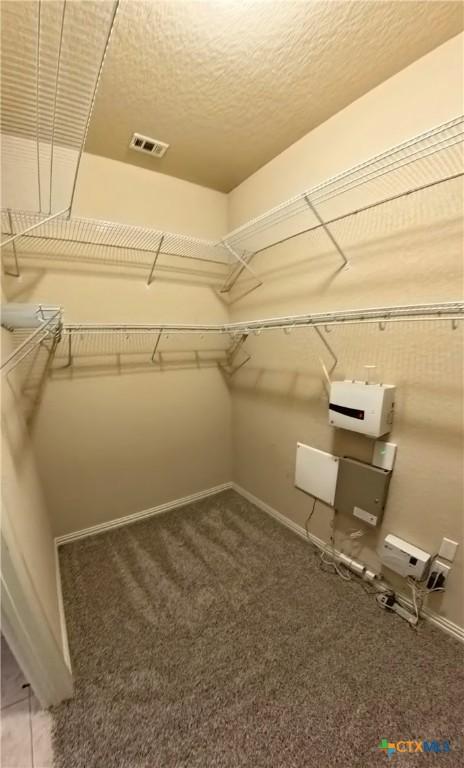 8710 Jogeva Way, San Antonio, TX 78251 - spacious closet featuring carpet floors
