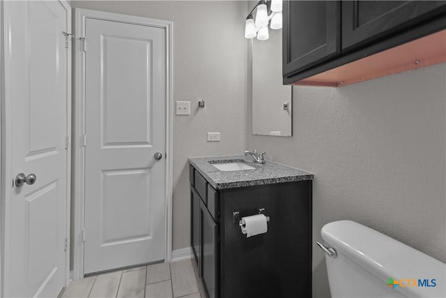 7005 Mcgregor Loop, Killeen, TX 76549 - half bathroom featuring vanity and tile patterned floors
