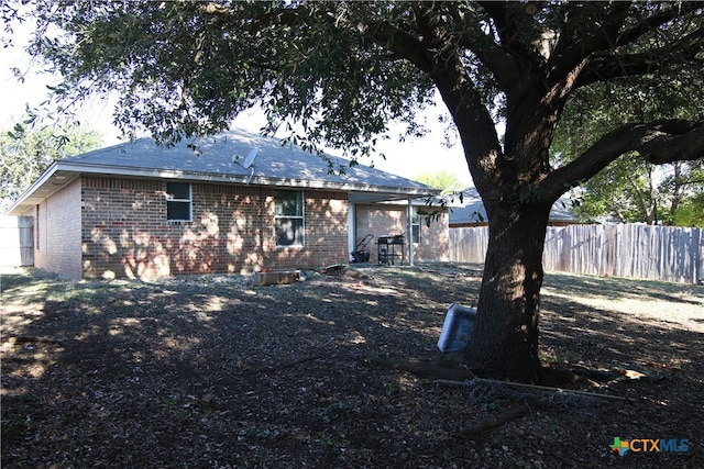 view of rear view of property