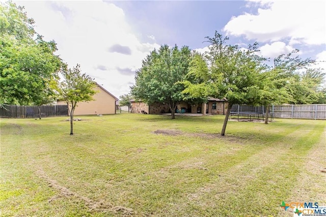 127 Hamer Dr, Salado, TX 76571 - view of yard featuring a trampoline