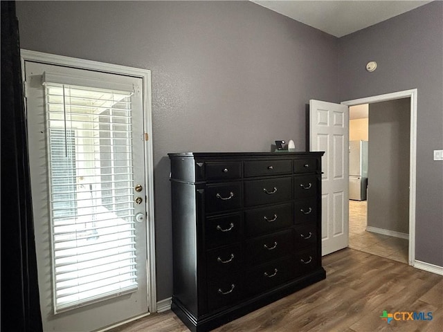 4001 Hopi Trl, Temple, TX 76504 - bedroom with wood finished floors and baseboards