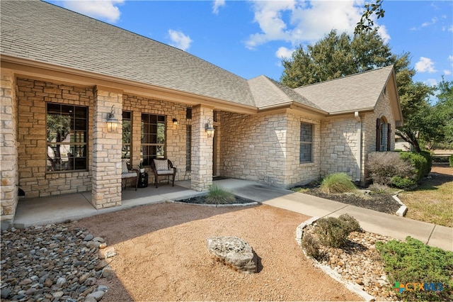 exterior space with a patio