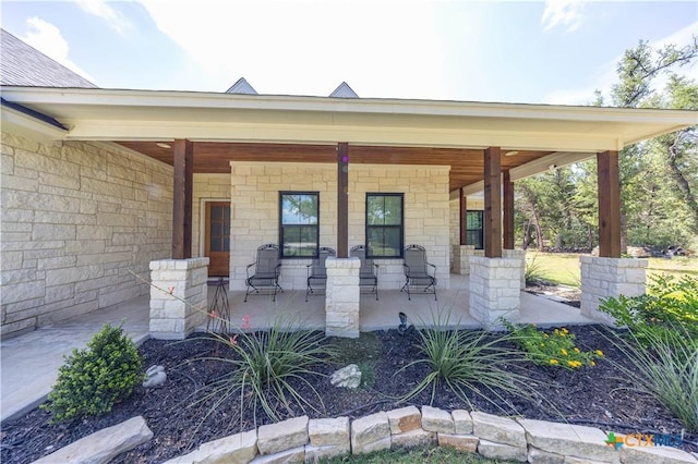 150 Panorama Dr, Wimberley, TX 78676 - view of covered porch