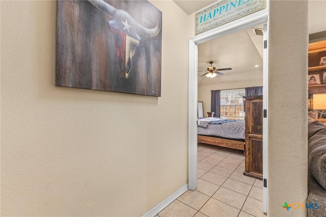 846 Thomas St, Copperas Cove, TX 76522 - hallway featuring light tile patterned floors and baseboards