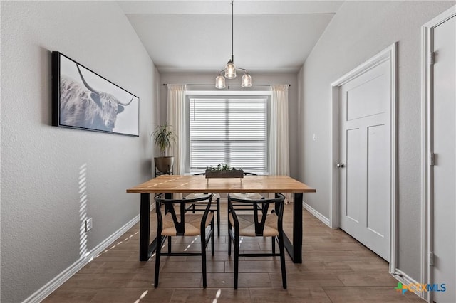 dining room featuring dark wood-type flooring