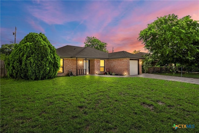 4701 Ridgehaven Dr, Killeen, TX 76543 - ranch-style house featuring driveway, a garage, and brick siding