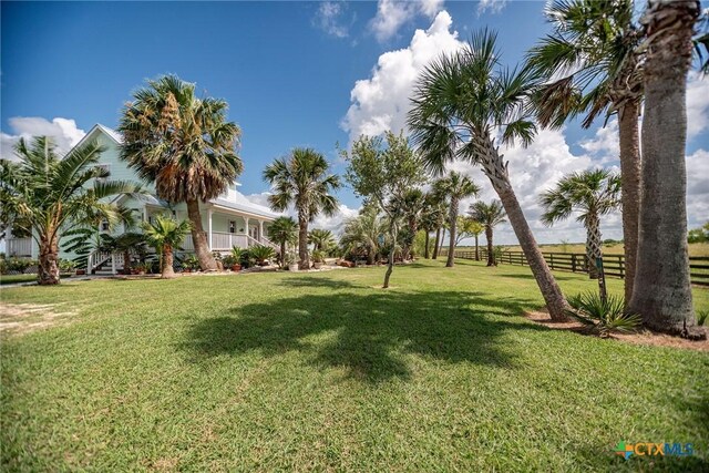 24135 State Highway 172, Port Lavaca, TX 77979 - view of yard with covered porch