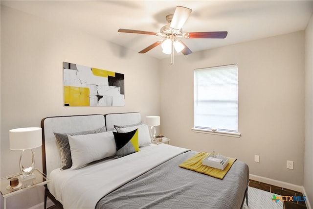 1504 Phyllis Dr, Copperas Cove, TX 76522 - bedroom with baseboards and a ceiling fan