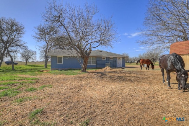 exterior space with fence