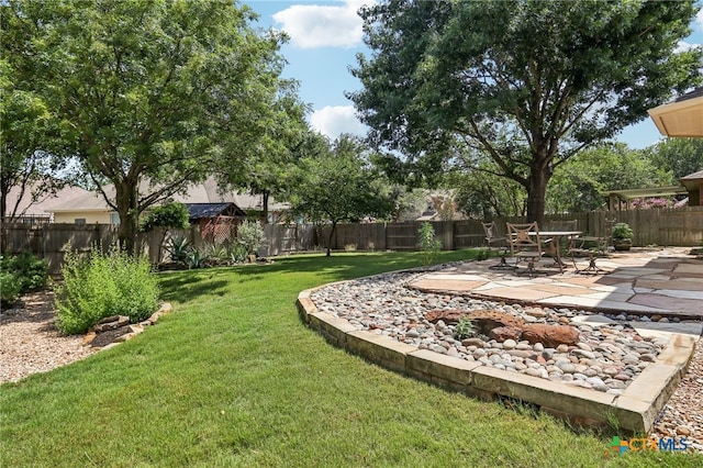 19303 Anna Kate Ct, Pflugerville, TX 78660 - view of yard featuring a patio