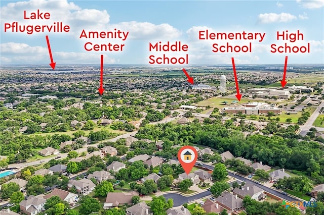 19303 Anna Kate Ct, Pflugerville, TX 78660 - bird's eye view