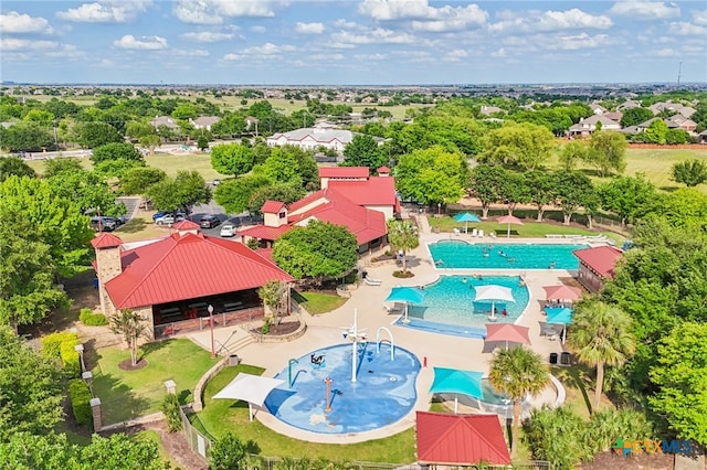 19303 Anna Kate Ct, Pflugerville, TX 78660 - drone / aerial view of a pool area