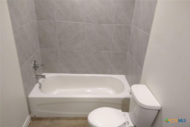 bathroom featuring toilet