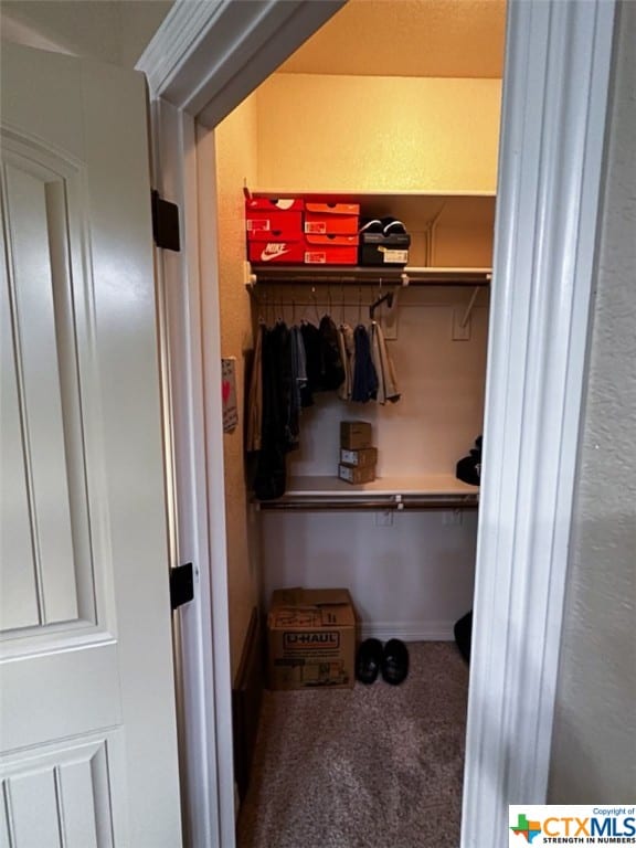 view of closet