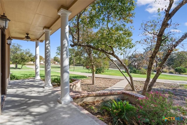 exterior space featuring a yard