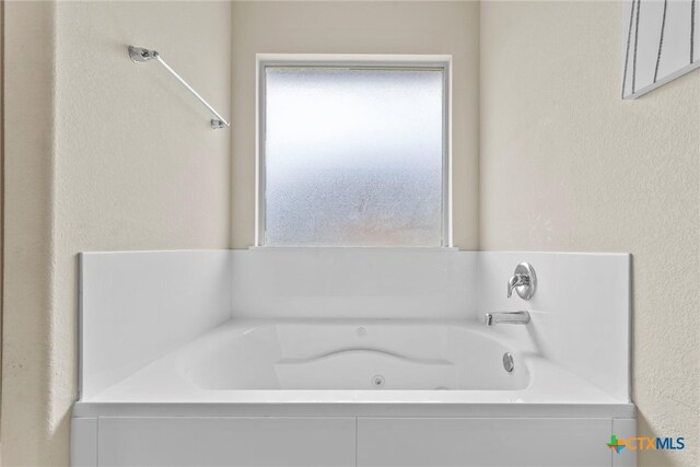 bathroom with a bathtub