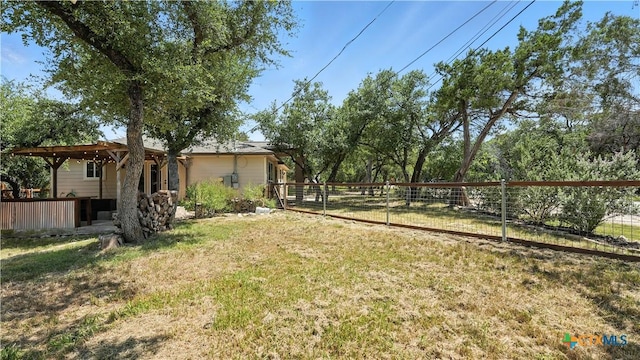 543 Scenic Terrace Dr, Canyon Lake, TX 78133 - view of fenced backyard