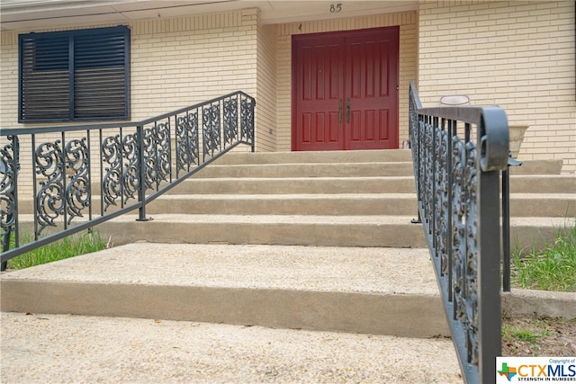 view of staircase