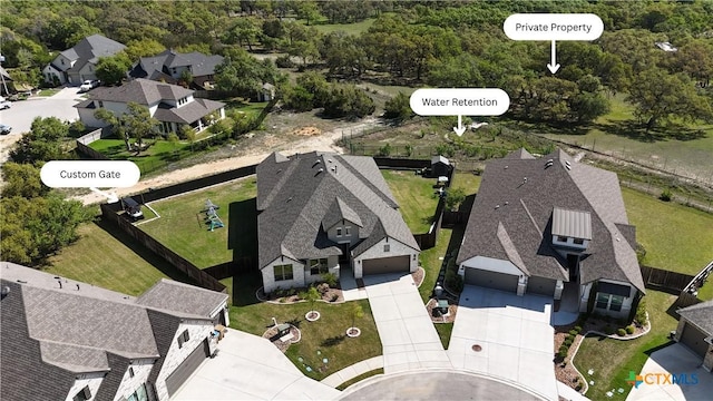 1386 Lyme Park, Bulverde, TX 78163 - aerial perspective of suburban area