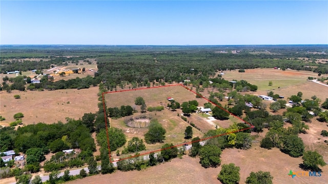 395 Dale Ln, Dale, TX 78616 - view of rural area featuring property boundaries highlighted