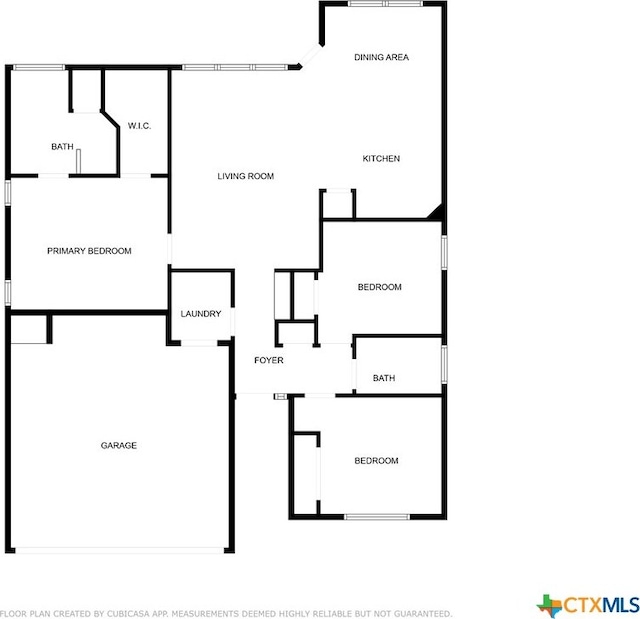 1212 Wethersfield Ln, Temple, TX 76504 - view of property floor plan