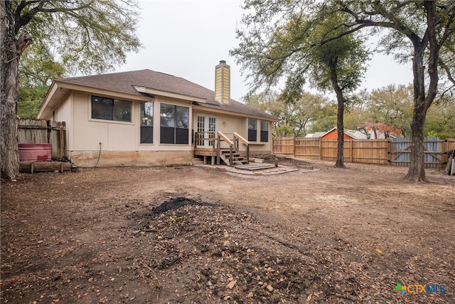 view of rear view of house