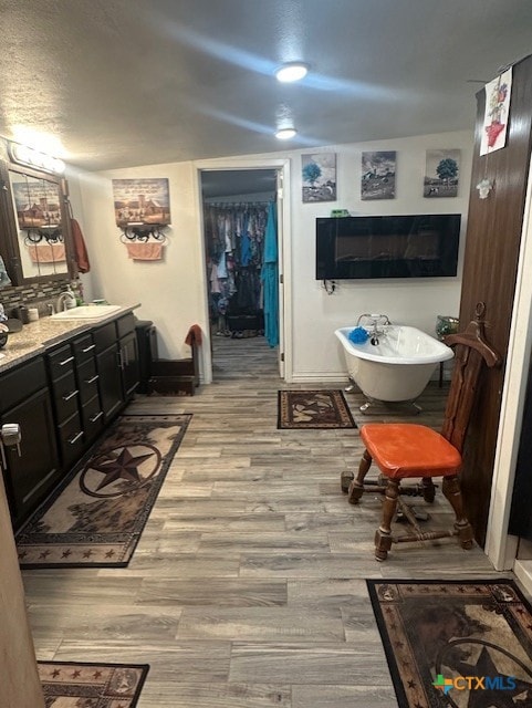 dining space with light wood-style flooring