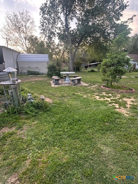 view of yard