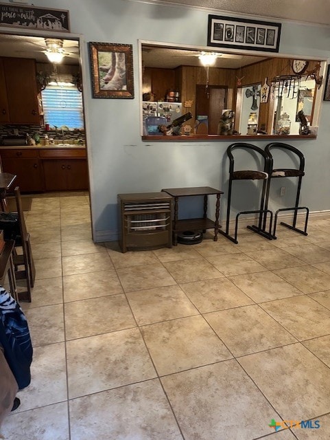 interior space featuring tile patterned floors