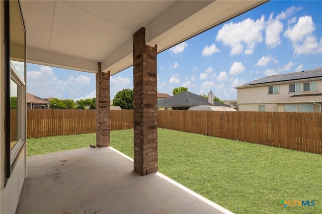 6208 Suellen Ln, Killeen, TX 76542 - fenced backyard with a patio