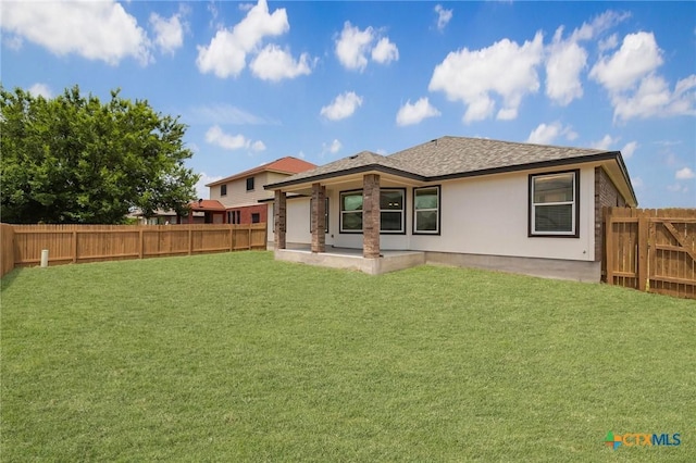 6208 Suellen Ln, Killeen, TX 76542 - rear view of house featuring a fenced backyard and a patio area