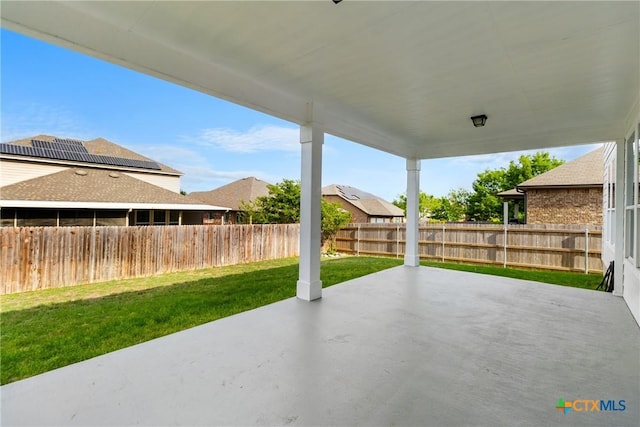 210 Mancos Dr, Georgetown, TX 78626 - fenced backyard featuring a patio area