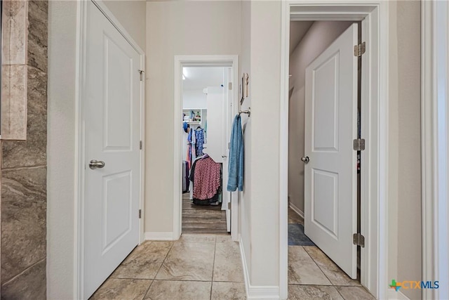 7624 Copper Creek Trl, Temple, TX 76502 - hall featuring light tile patterned flooring