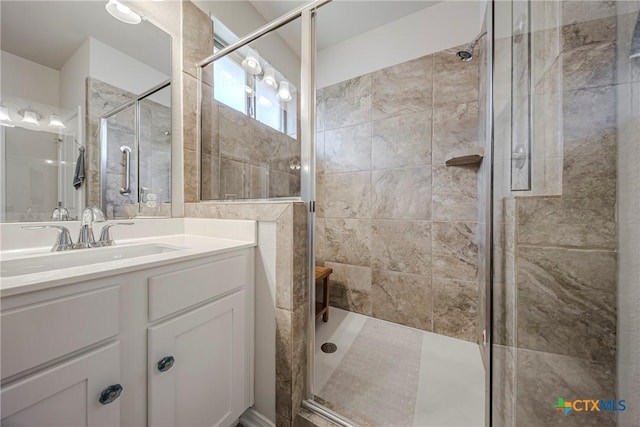 7624 Copper Creek Trl, Temple, TX 76502 - full bath with a stall shower and vanity