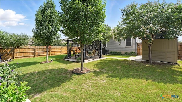 315 Lillianite, New Braunfels, TX 78130 - view of yard featuring a patio area and a gazebo