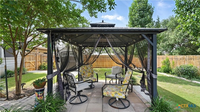 315 Lillianite, New Braunfels, TX 78130 - view of patio / terrace featuring a gazebo