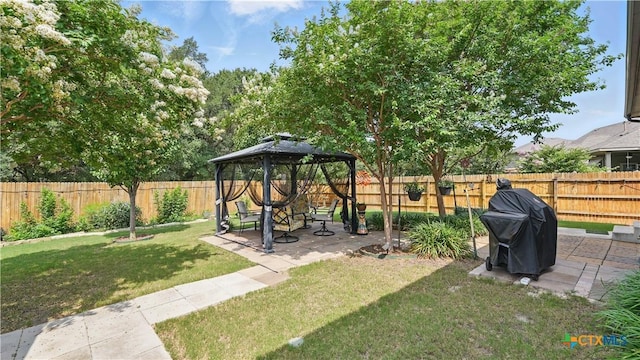 315 Lillianite, New Braunfels, TX 78130 - view of yard with a gazebo and a patio area