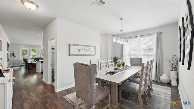 315 Lillianite, New Braunfels, TX 78130 - dining room featuring dark wood finished floors and baseboards
