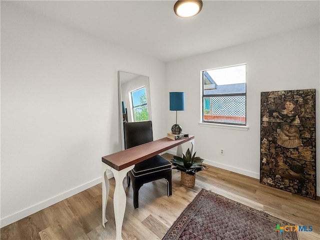 1412 Laurie Dr, Canyon Lake, TX 78133 - office space with wood finished floors and baseboards