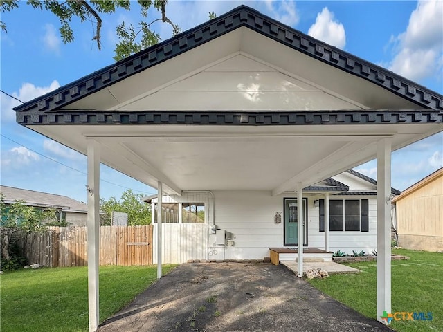 1412 Laurie Dr, Canyon Lake, TX 78133 - view of front of house with a carport