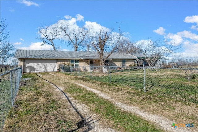 view of ranch-style home