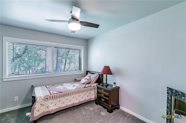 2518 Marlandwood Rd, Temple, TX 76502 - carpeted bedroom featuring baseboards and ceiling fan