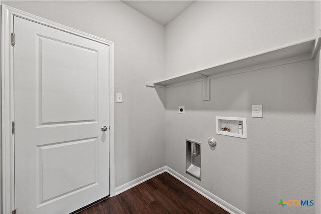 618 Seven Springs Dr, Temple, TX 76502 - laundry area featuring hookup for an electric dryer, baseboards, hookup for a gas dryer, washer hookup, and laundry area