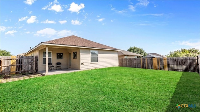 234 Wild Plum, San Marcos, TX 78666 - back of house with a patio
