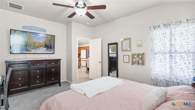 234 Wild Plum, San Marcos, TX 78666 - bedroom with carpet floors and a ceiling fan