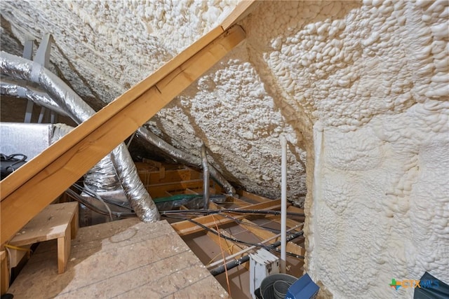 2416 Macdougal St, Nolanville, TX 76559 - view of unfinished attic