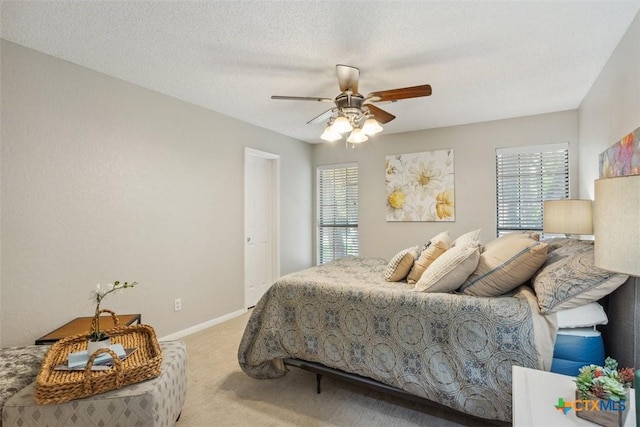 15 Willow Ct, Belton, TX 76513 - bedroom with carpet flooring, baseboards, and a ceiling fan